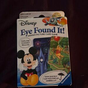 Disney Eye Found It! Hidden Picture Card Game - Blue, Red, Yellow